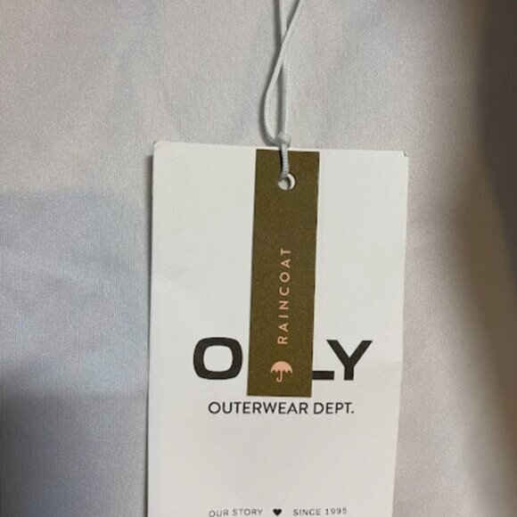 ONLY Women’s Hooded Rain Jacket – XL – Beige – NWT - Picture 10 of 13